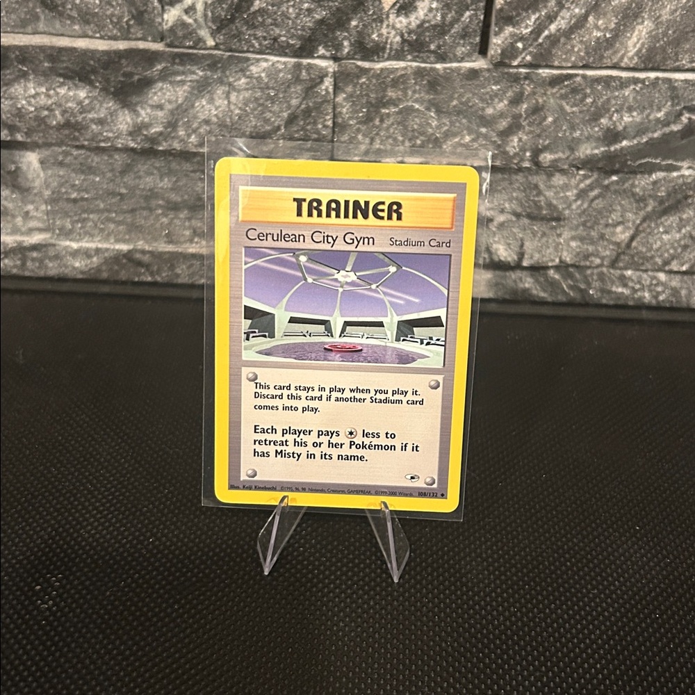 Pokemon Cerulean City Gym 108/132 Vintage‎ from Gym Heroes Unlimited (2000) M/NM